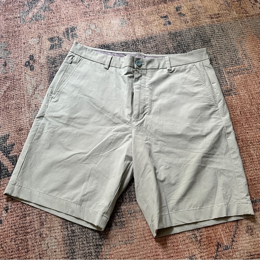 Mens Vineyard Vines On The Go Shorts Seafoam Green sz 34